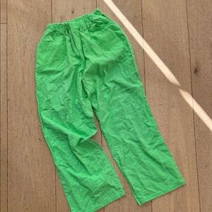 Neon Green women’s linen pants